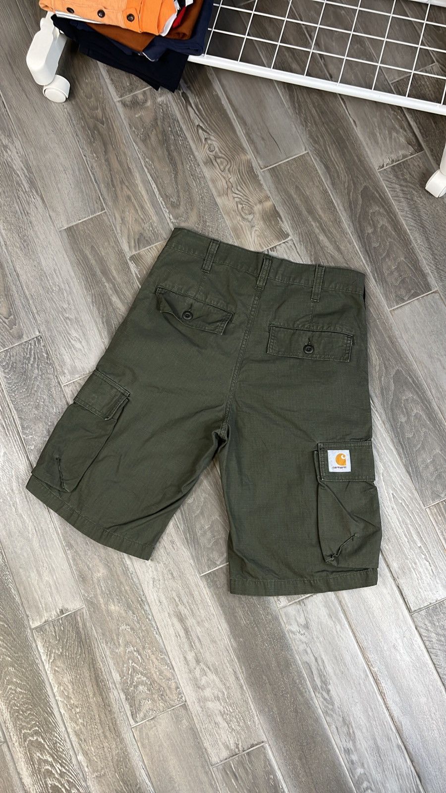 Carhartt × Carhartt Wip Hype Cargo Carhartt millitary short Size US 29 - 2 Thumbnail