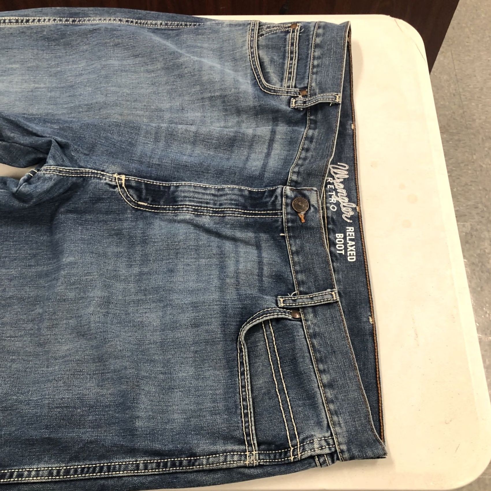 Wrangler Wrangler Retro Jeans Men's 42x31 Relaxed Boot Blue Denim 5-Pocket Cowboy Western Jeans Size US 42 / EU 58 - 7 Thumbnail