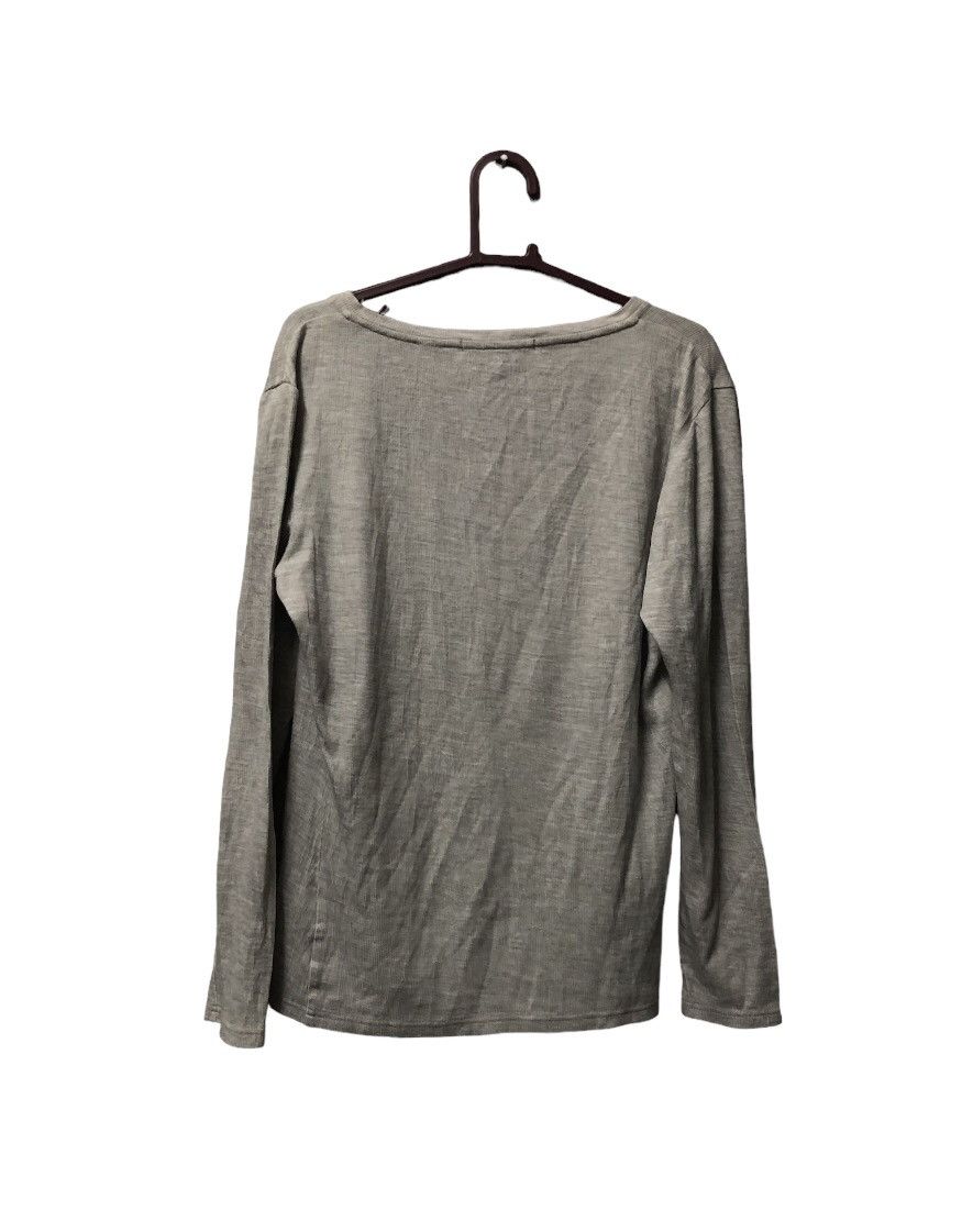 5351 POUR LES HOMMES × Designer 5351 Pour Les Hommes Vintage Long Sleeve Tee Shirt Size M / US 6-8 / IT 42-44 - 16 Thumbnail