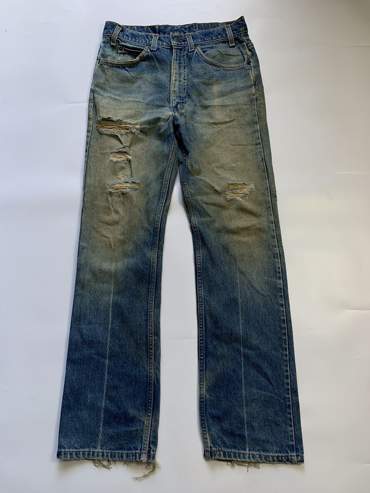 Levi's Vintage Clothing levis 517 vintage 80s blue jeans wash pant Size US 31 - 2 Thumbnail