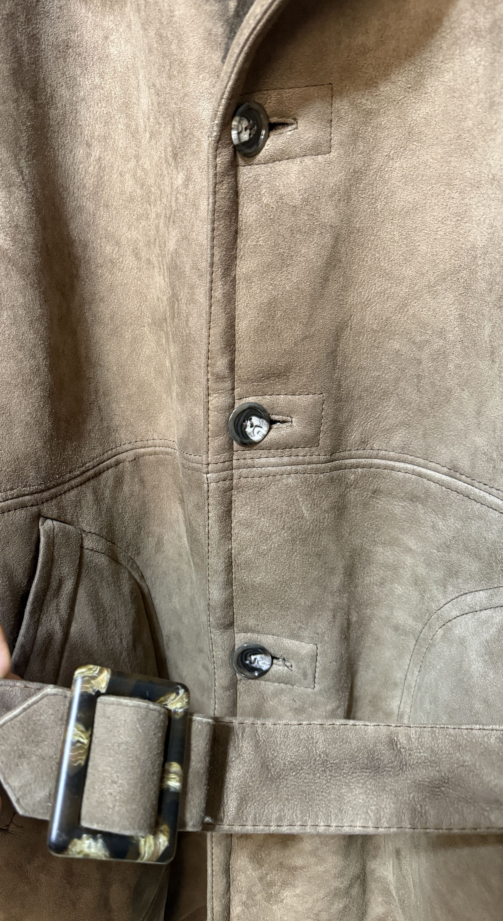 McGregor Vintage Coat Belted McGregor shearling suede coat L / xl Size US L / EU 52-54 / 3 - 7 Thumbnail