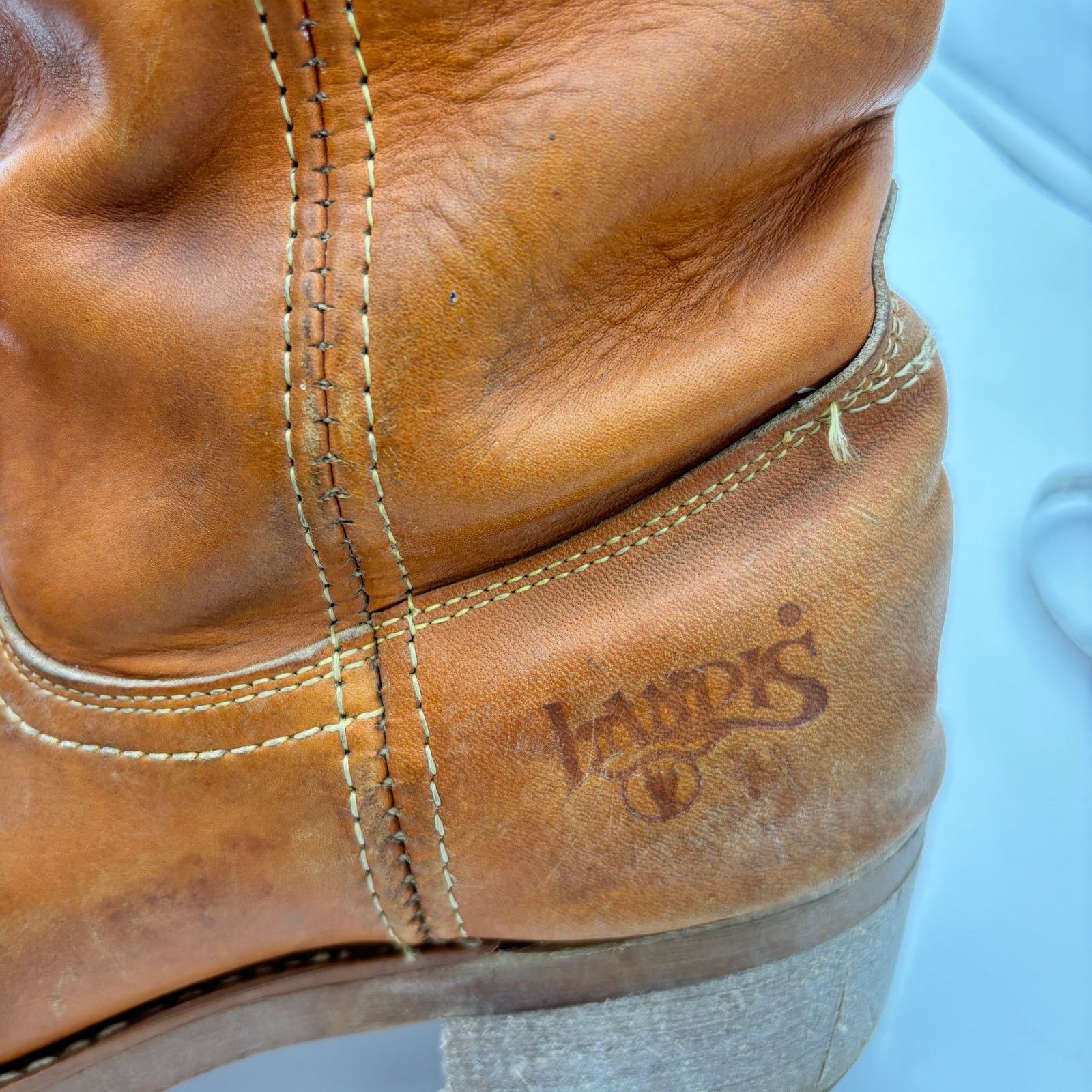 Vintage Vintage Landis Campus Ranch Leather Western Boots Men's 10D Size US 10 / EU 43 - 8 Thumbnail