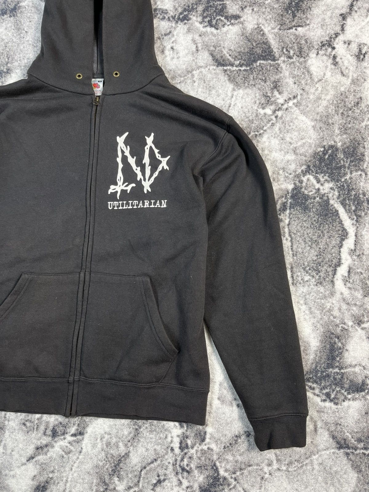 Other Utilitarian Death Zip Hoodie Graphic Punk Sweatshirt M Size US M / EU 48-50 / 2 - 4 Thumbnail