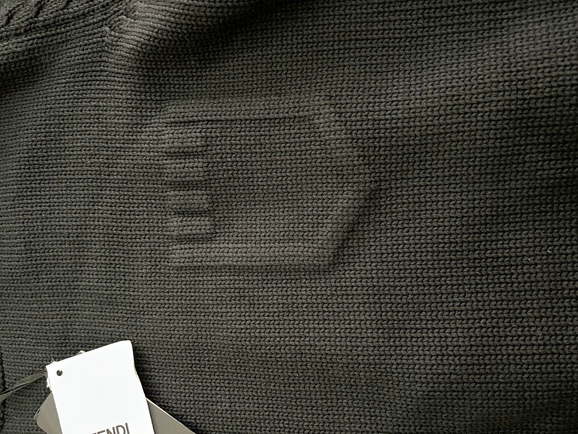 Fendi FENDI 3D Logo Black Sweater Size 50 New Size US M / EU 48-50 / 2 - 2 Thumbnail
