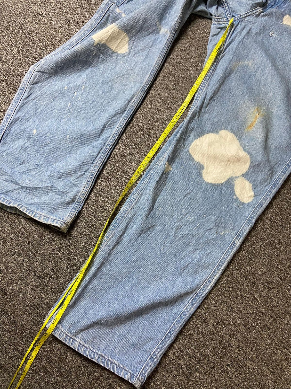 Japanese Brand × Uniqlo × Vintage Uniqlo Tapered Cut Tie Dye Denim Jeans (123) Size US 36 / EU 52 - 5 Thumbnail