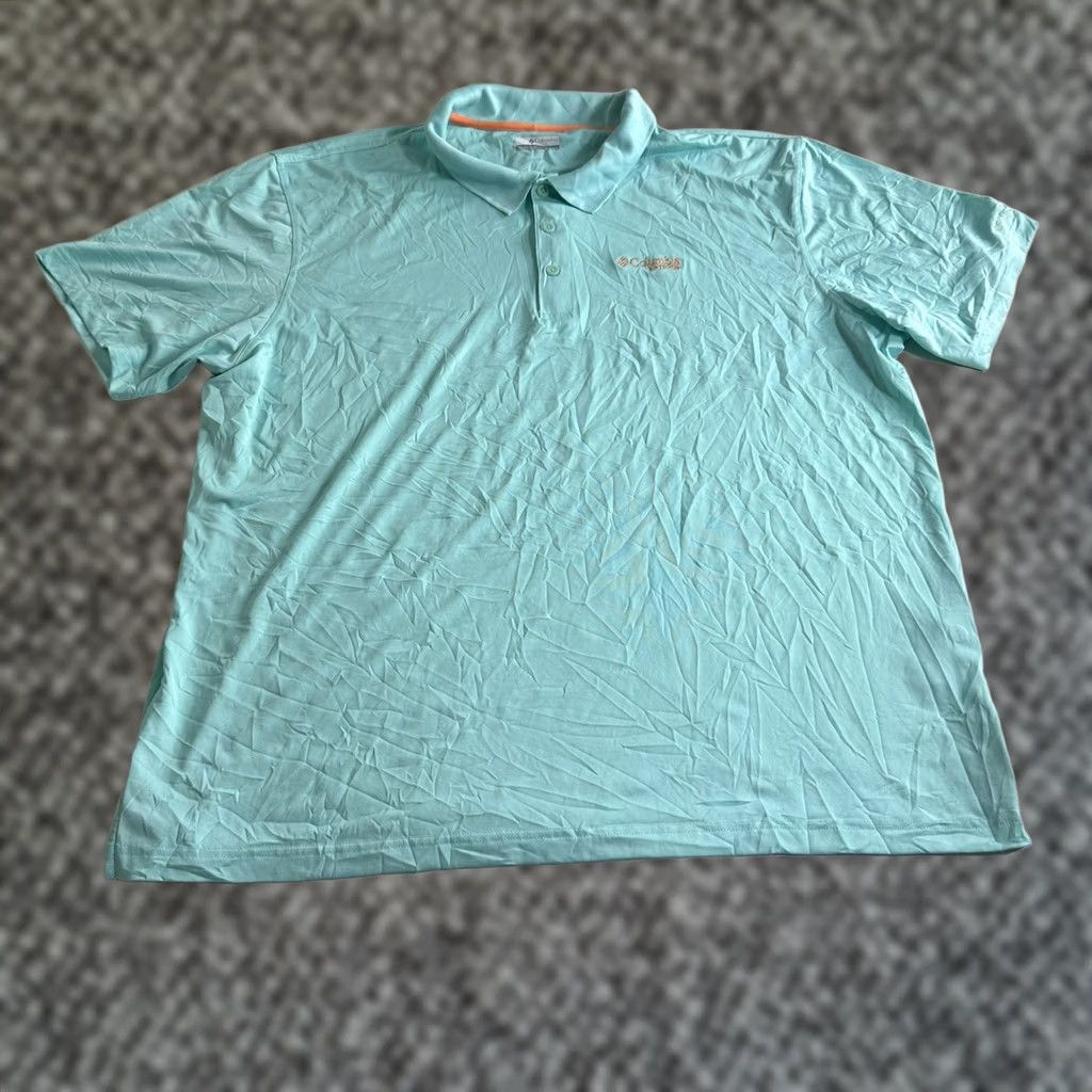 Vintage Columbia Terminal Tackle Polo Shirt Mens Size 2XL Fishing Blue Size US XXL / EU 58 / 5 - 1 Thumbnail
