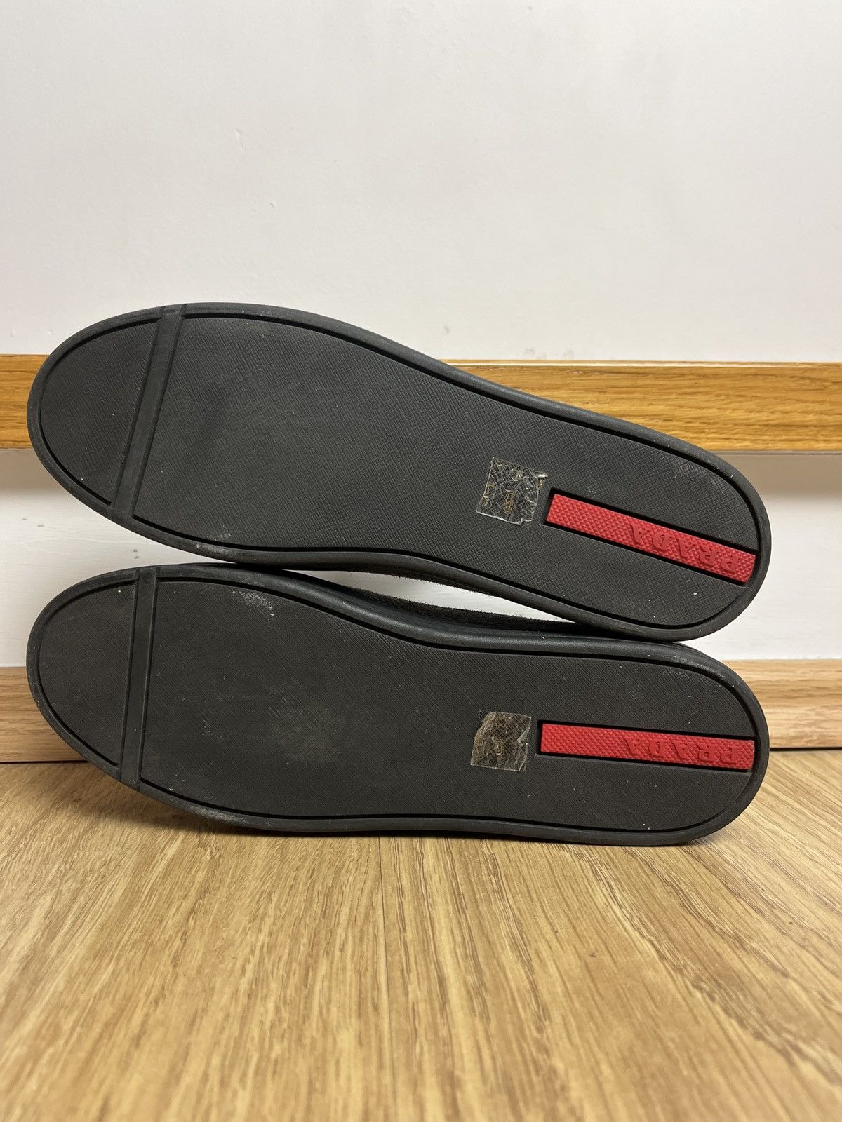 Prada Prada Women's Gray Slip On Loafers Shoes Luxury Size US 8.5 / IT 38.5 - 5 Thumbnail