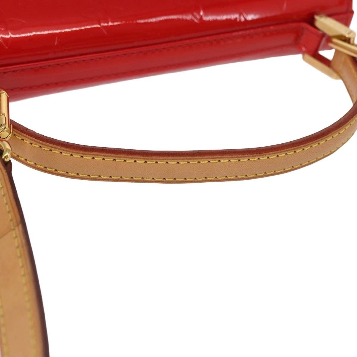 Louis Vuitton Louis Vuitton Monogram Vernis Spring Street Handbag Red Size ONE SIZE - 9 Thumbnail