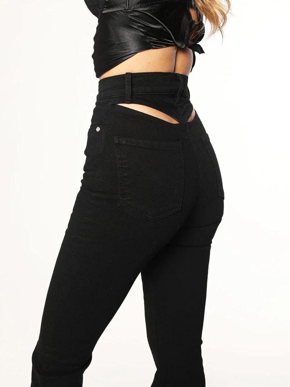 Denim & Co. revice denim avalon jet black flare jeans 25W Size 25" / US 0 / IT 36 - 6 Thumbnail