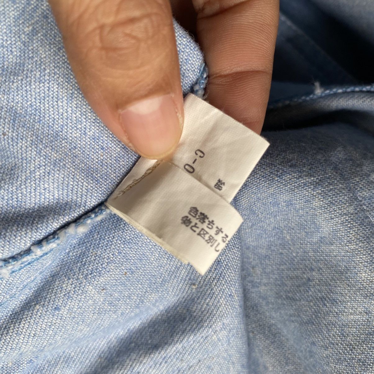 Thierry Mugler Thierry Mugler Light Blue Denim Jacket with Stud Details Size M / US 6-8 / IT 42-44 - 10 Thumbnail