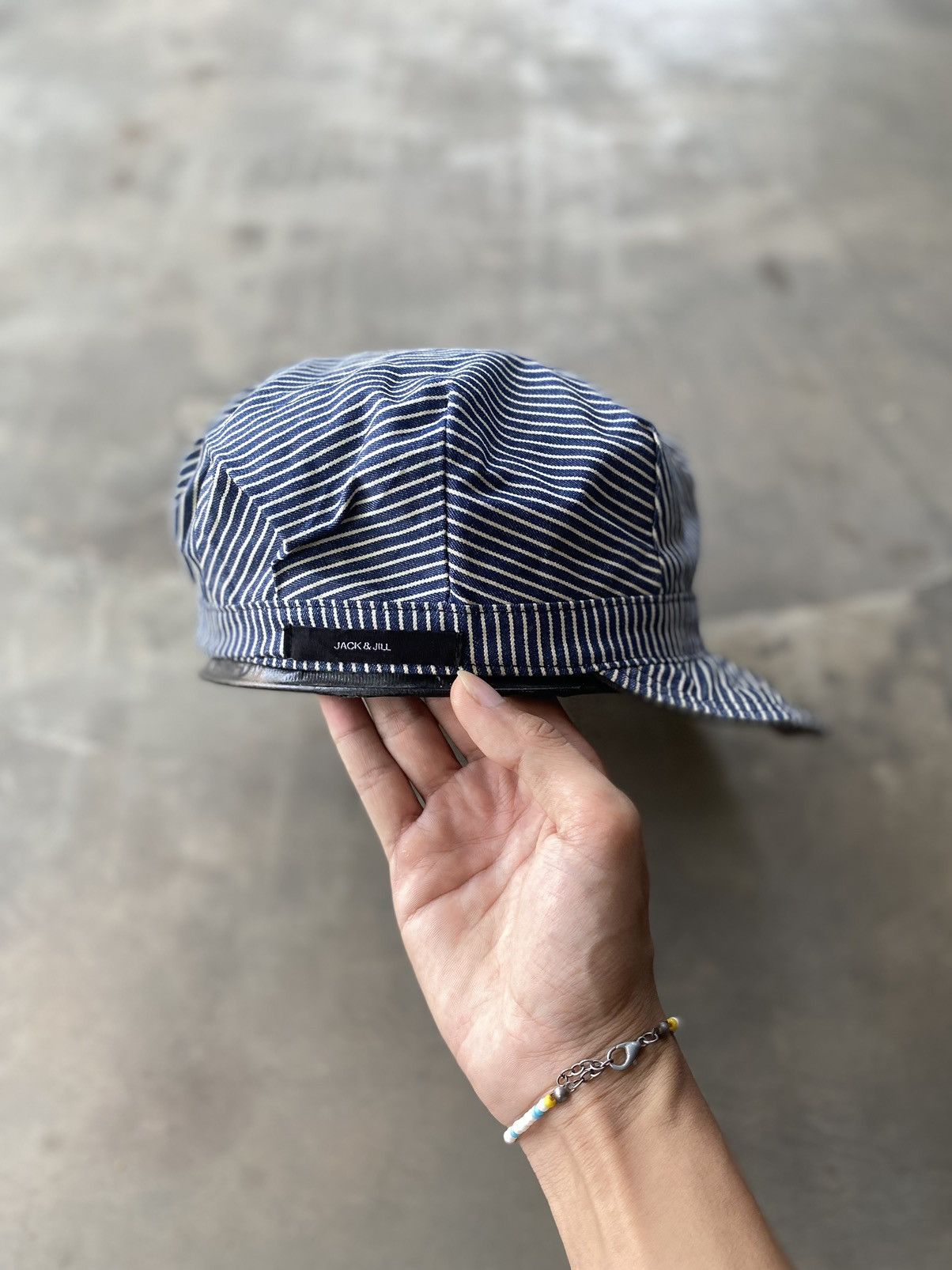Japanese Brand × Vintage REVERSIBLE JACK & JILL HICKHORY MECHANIC CAP Size ONE SIZE - 5 Thumbnail