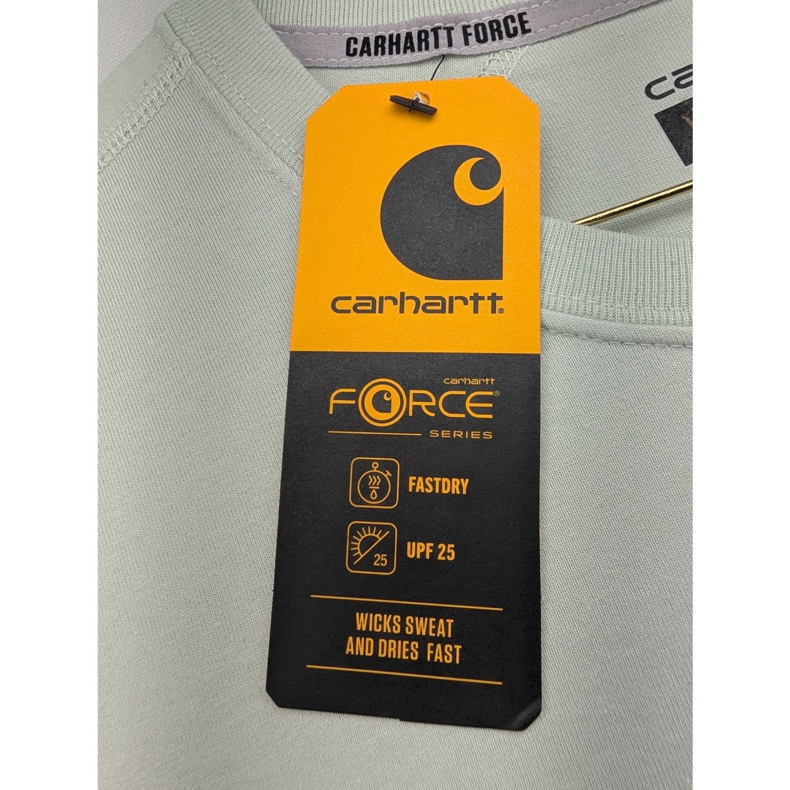 Carhartt NWT Carhartt Force Relaxed Pocket T-Shirt in Smoked Teal L Size US L / EU 52-54 / 3 - 4 Thumbnail