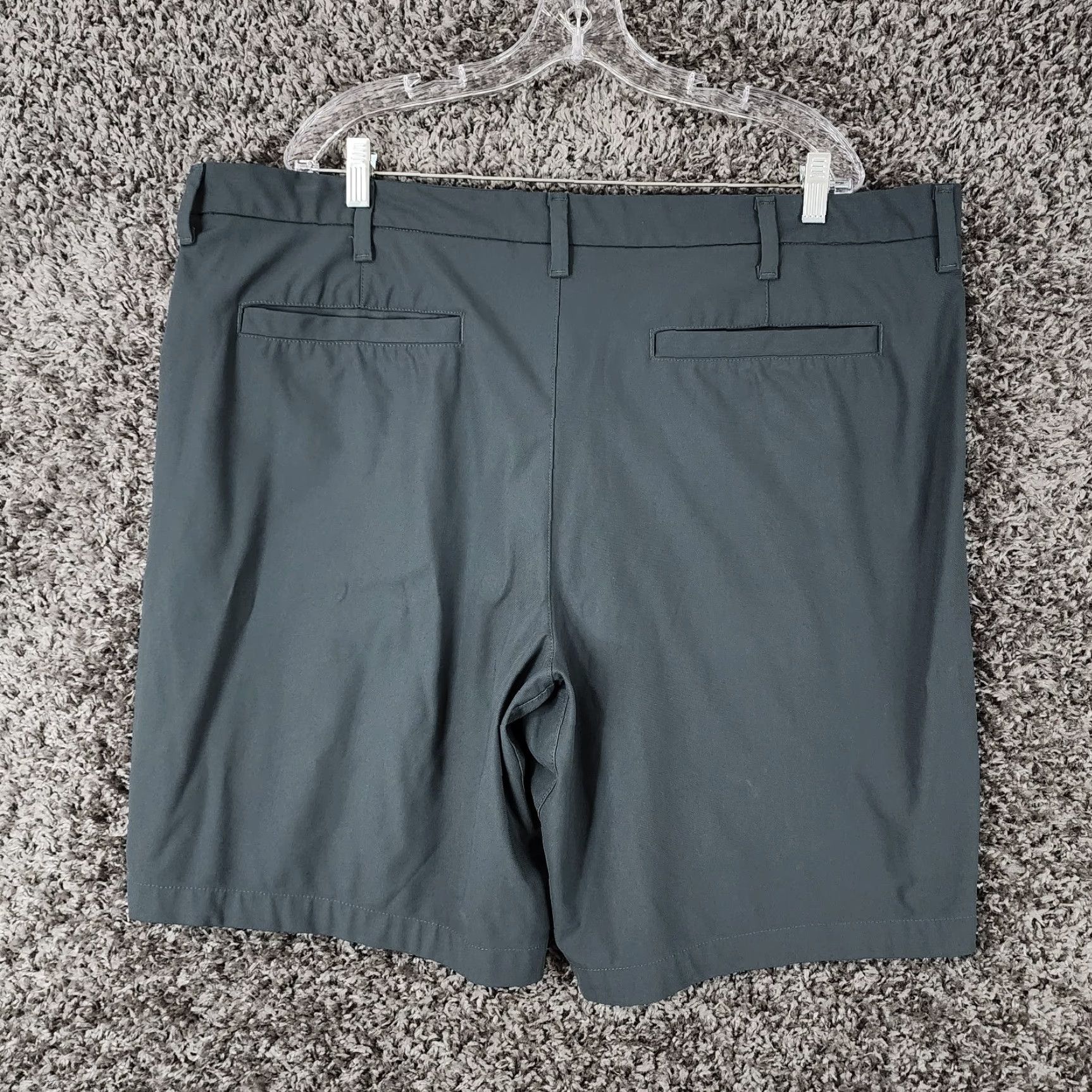 Vintage Swiss Tech Mens Solid Blue 100% Polyester Short Size 44 Size US 44 / EU 60 - 4 Thumbnail