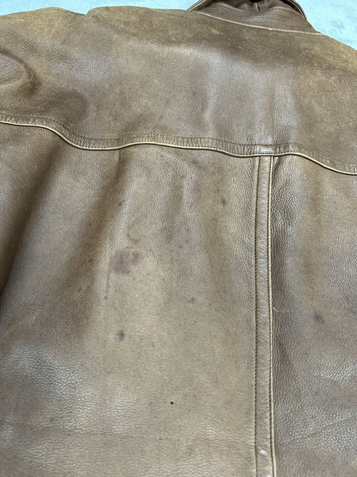 Issey Miyake Vintage Issey Miyake Bomber Leather Jacket. J0128 Size US L / EU 52-54 / 3 - 17 Thumbnail