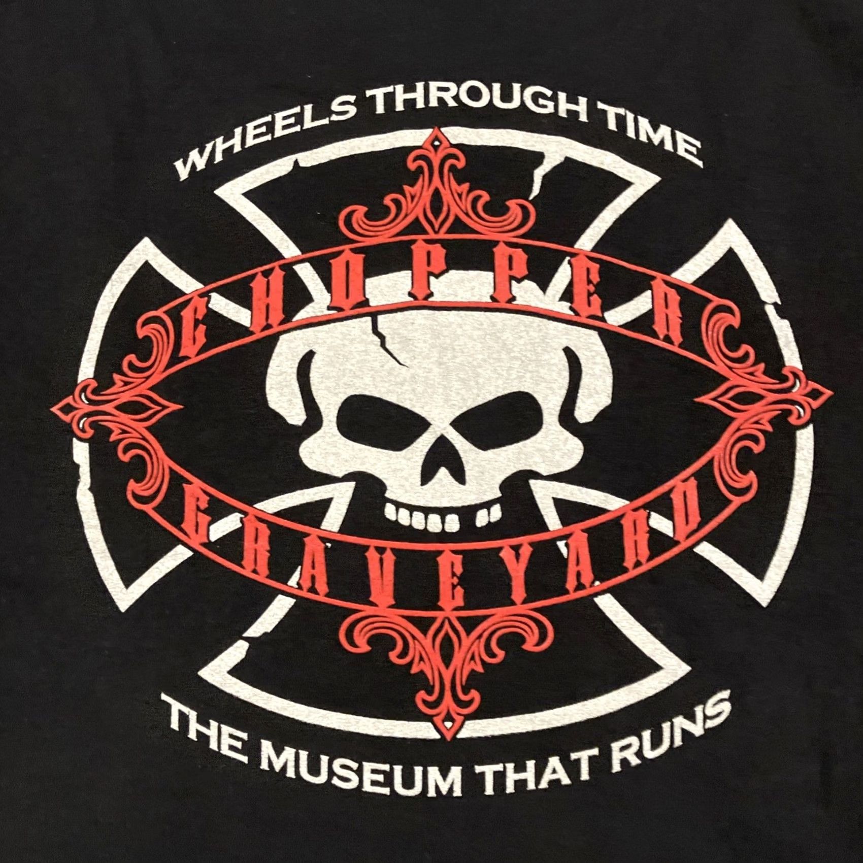 Gildan VINTAGE Gildan T-Shirt Chopper Graveyard RUST IN PIECE Graphic on Front Harley Davidson Black Medium Men Mens Size US M / EU 48-50 / 2 - 5 Thumbnail