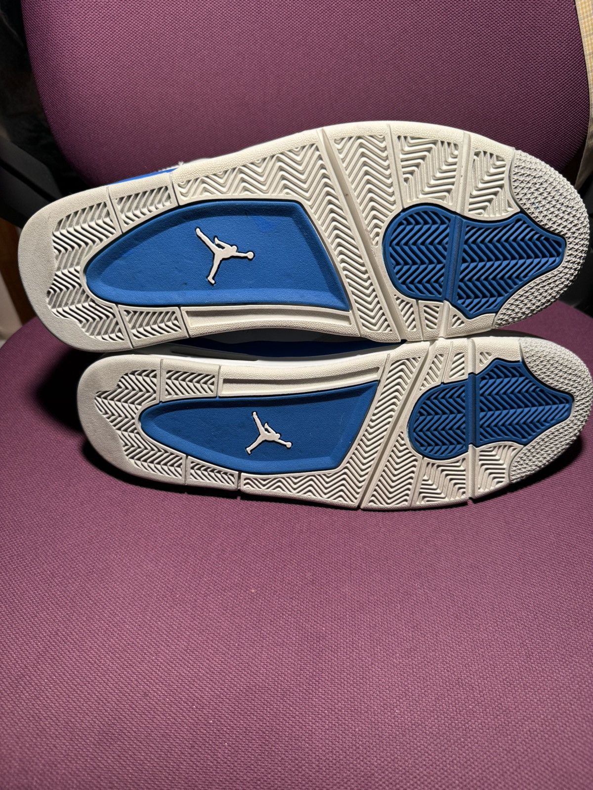 Nike Nike Air Jordan Brand 4 Retro Military Blue 2012 Size US 12 / EU 45 - 6 Thumbnail