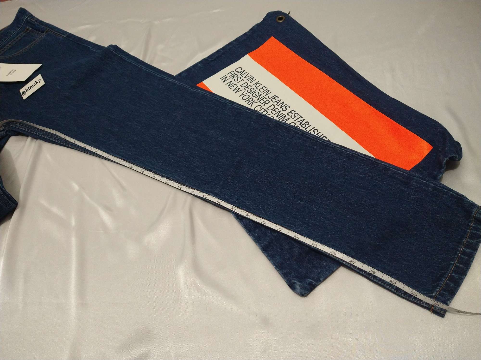 Calvin Klein 205W39NYC EST. 1978 Narrow Leg Apollo Blue Jeans Size US 29 - 5 Thumbnail
