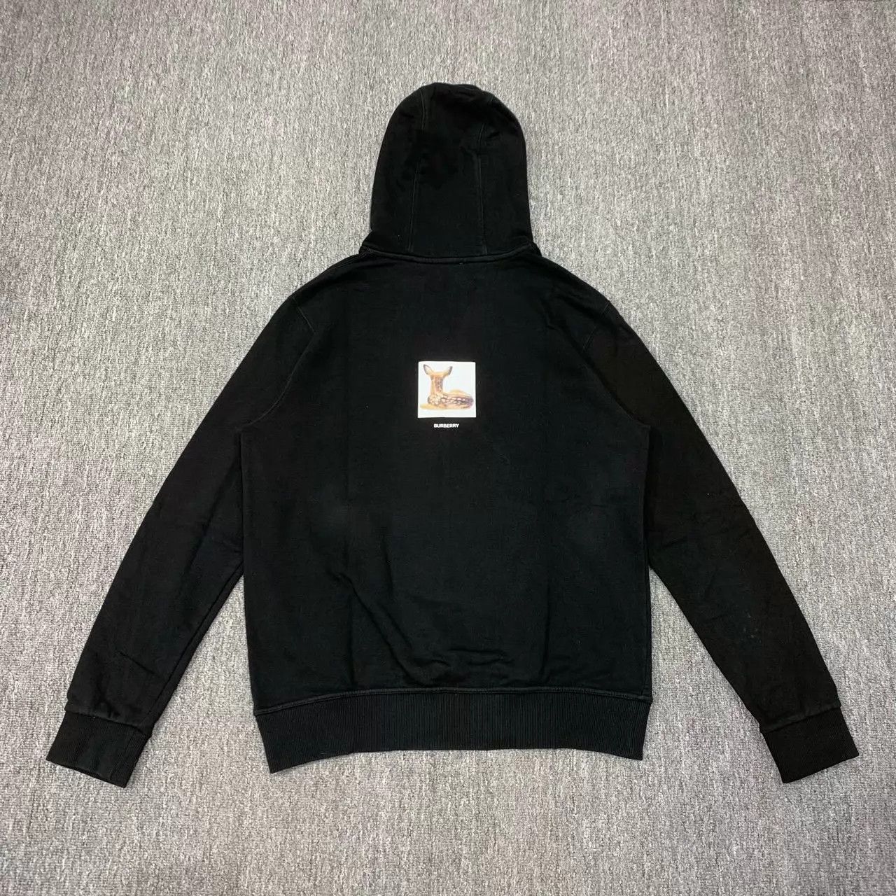 Burberry Burberry Deer Hoodie Black S 95 New Size S / US 4 / IT 40 - 2 Thumbnail