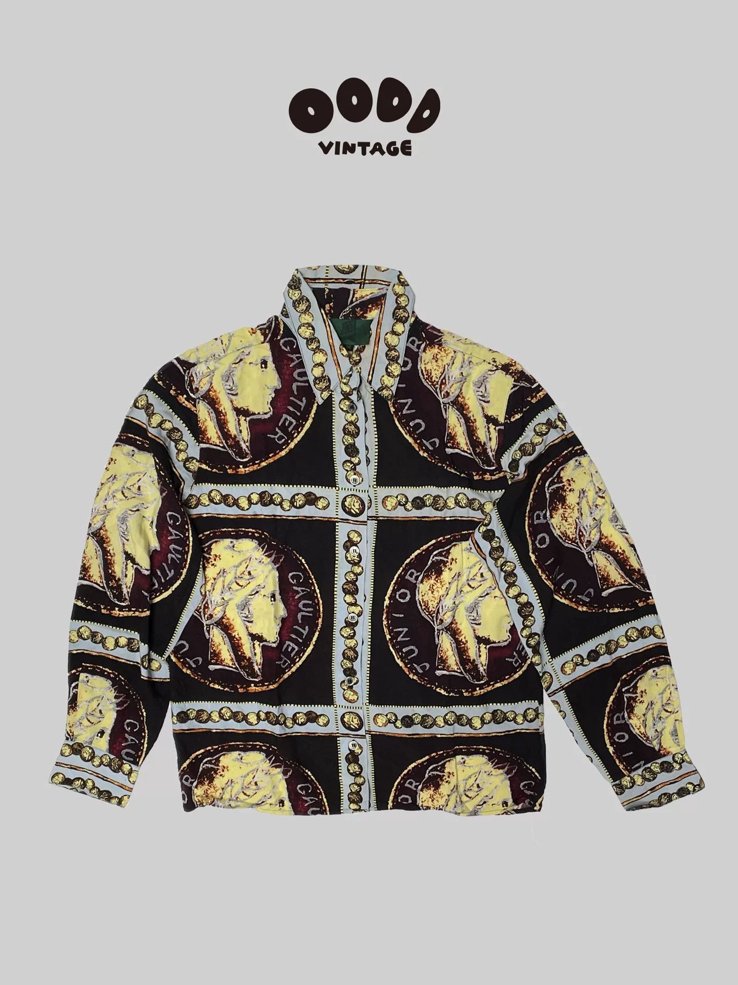 Jean Paul Gaultier Vintage Jean Paul Gaultier Coin Shirt Size US M / EU 48-50 / 2 - 1 Thumbnail