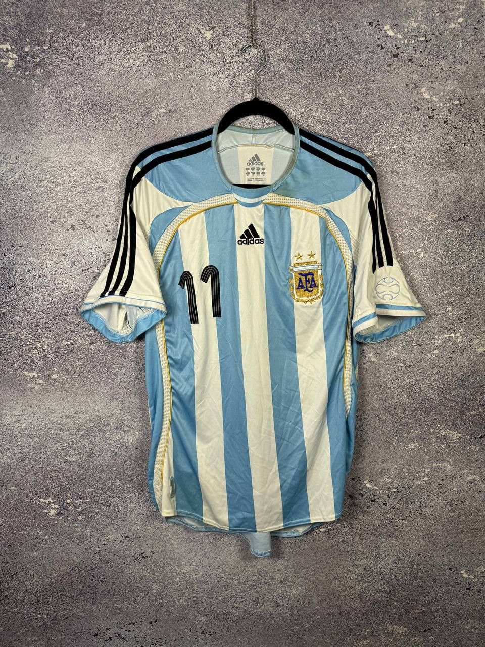 Other TEVEZ Argentina 2006 Home Adidas World Cup Soccer Jersey Size US XL / EU 56 / 4 - 1 Thumbnail