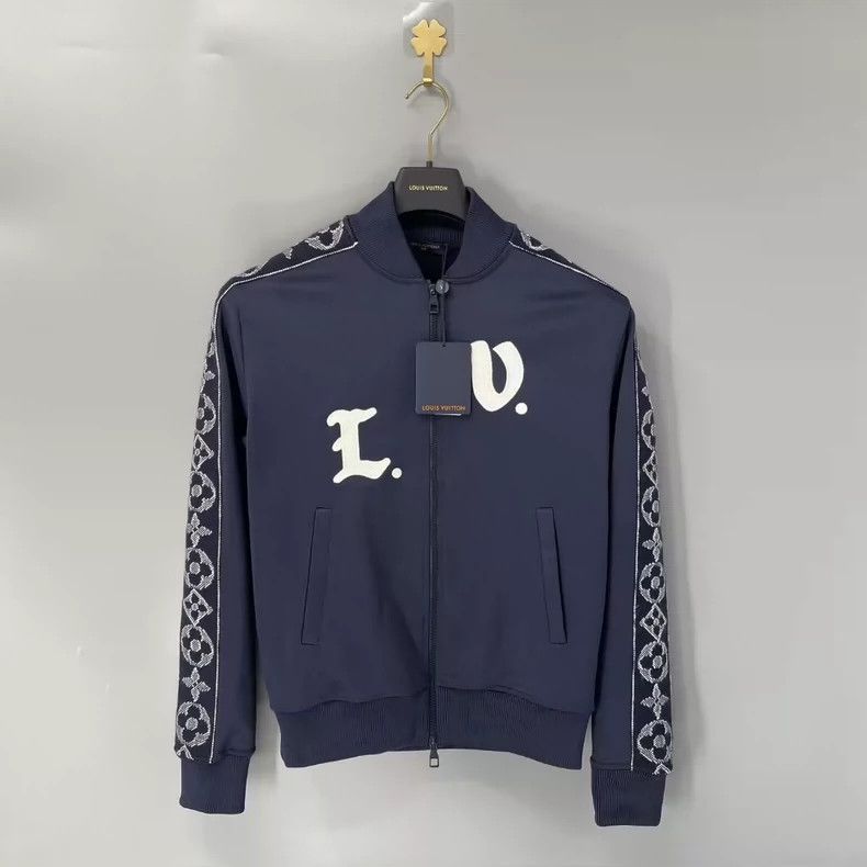 Louis Vuitton Louis Vuitton Zippered Sleeve Logo Jacket 2501-Nextarrow Size US XS / EU 42 / 0 - 1 Thumbnail