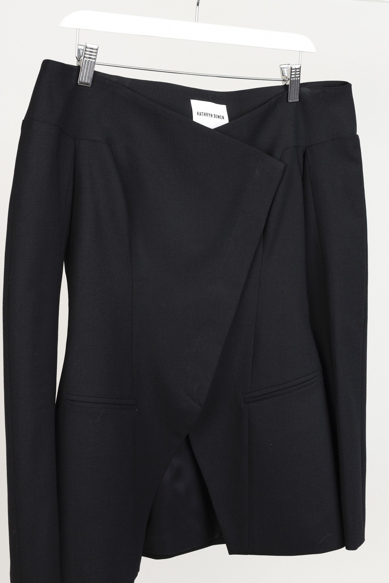 Other Katheryn Bowen SS 2020 Black Off Shoulder Blazer Size M / US 6-8 / IT 42-44 - 3 Thumbnail
