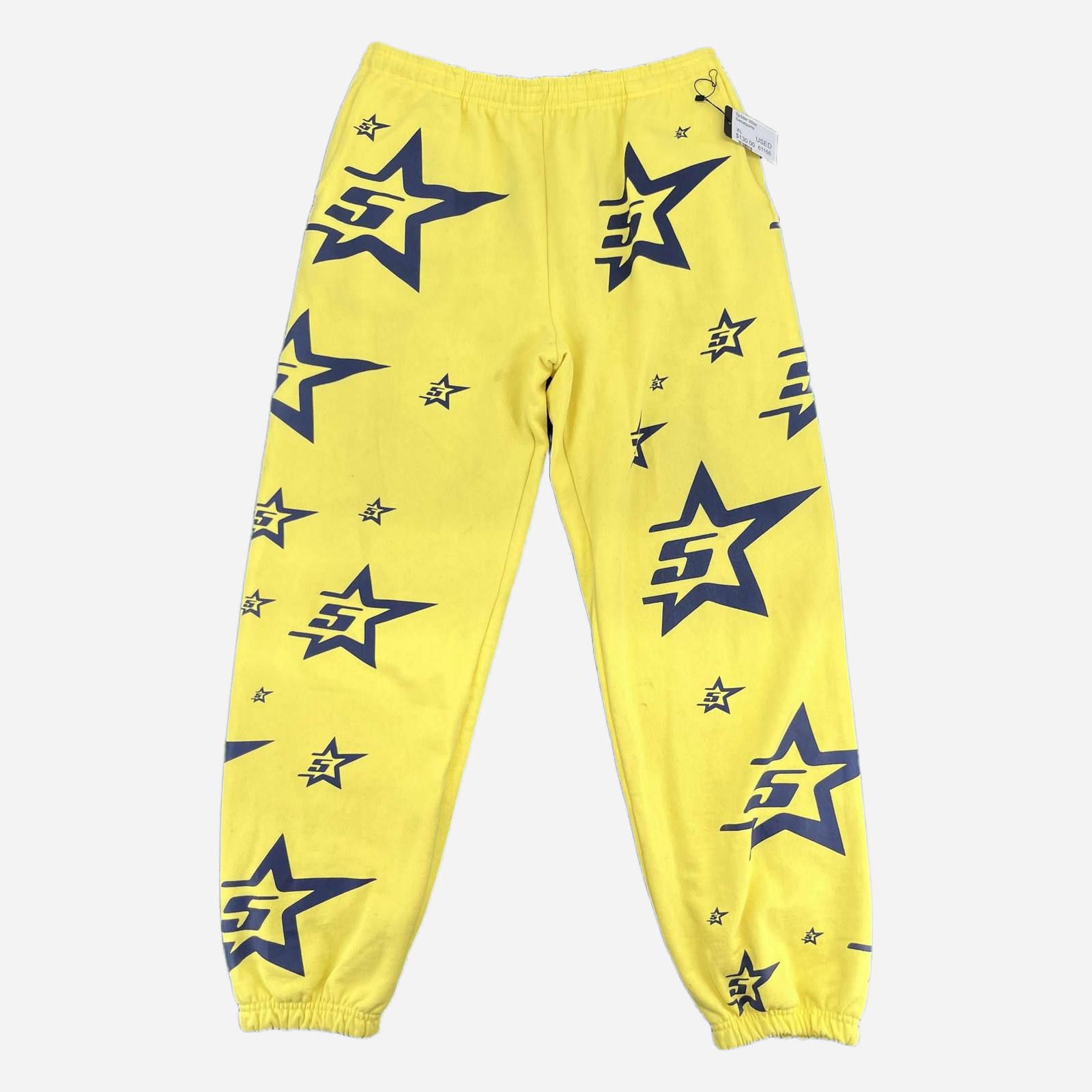 Sp5der Sp5der 5Star Sweatpants XL Yellow Size US 36 / EU 52 - 1 Thumbnail