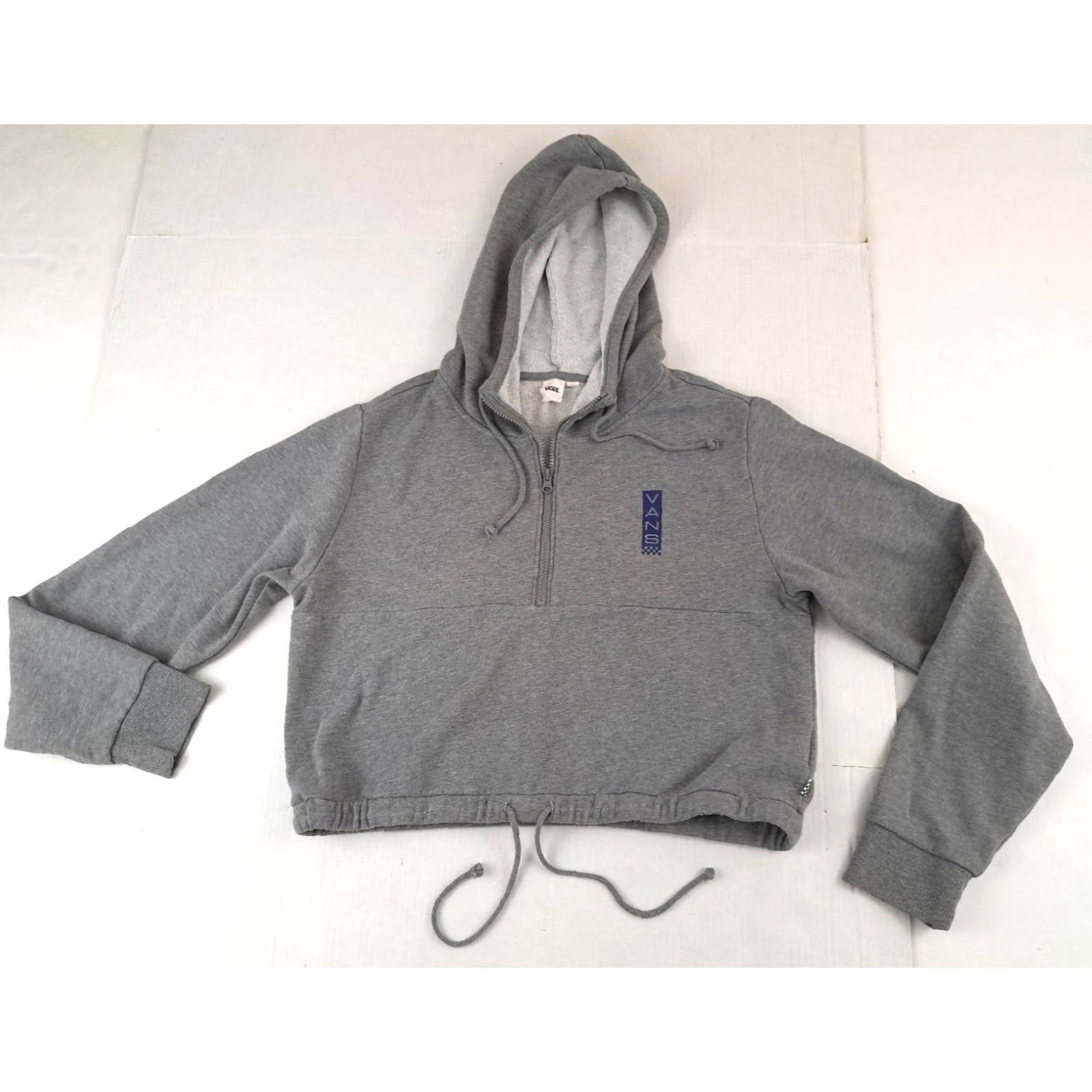 Vans VANS Hoodie Womens XL Gray Cotton Pullover Long Sleeve Logo Canvas Gym Logo Vintage: No 90s Skater Girl Activewear Size XL / US 12-14 / IT 48-50 - 2 Thumbnail