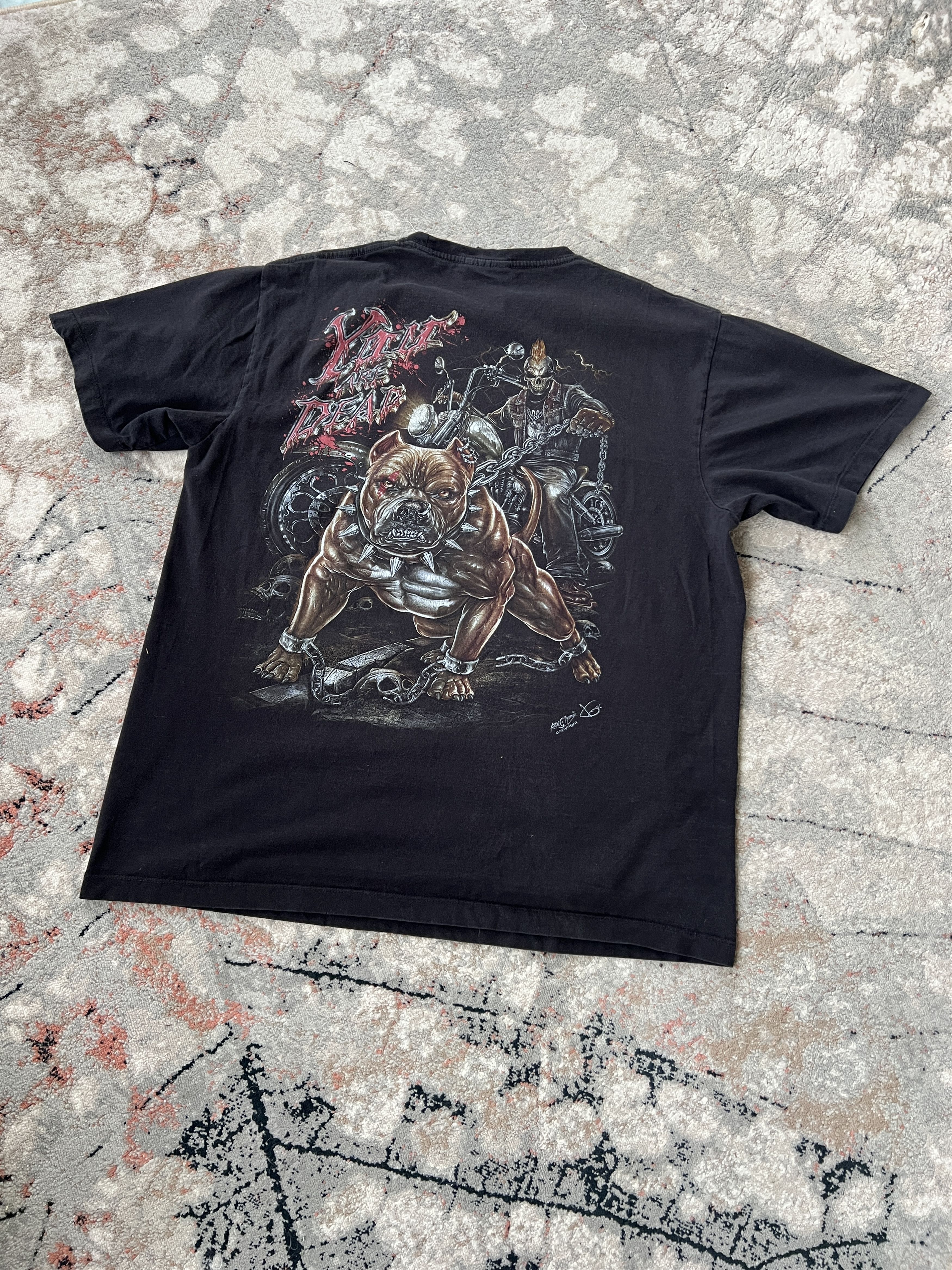 Vintage You Are Dead Pitbull Choppers Vintage Tee Size US XL / EU 56 / 4 - 5 Thumbnail