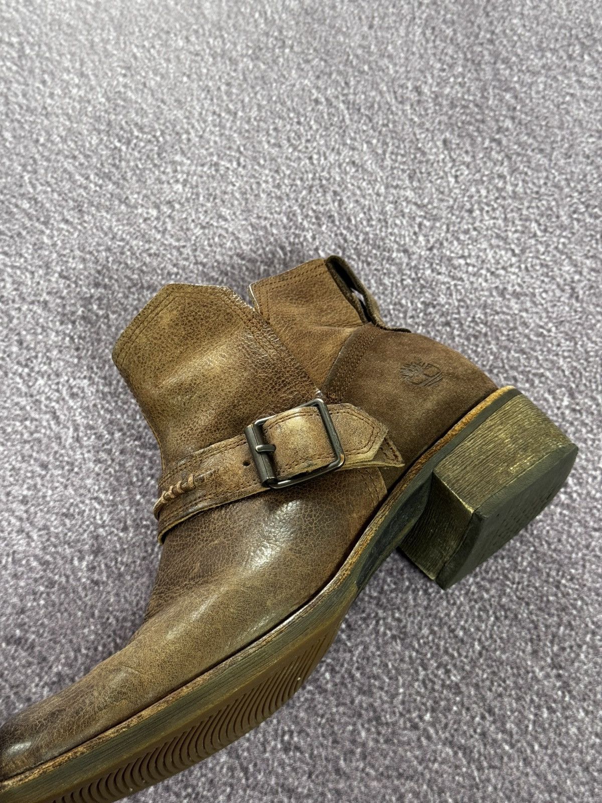 Timberland Vintage Timberland Avant Garde Leather Ankle Boots Size US 8.5 / IT 38.5 - 5 Thumbnail