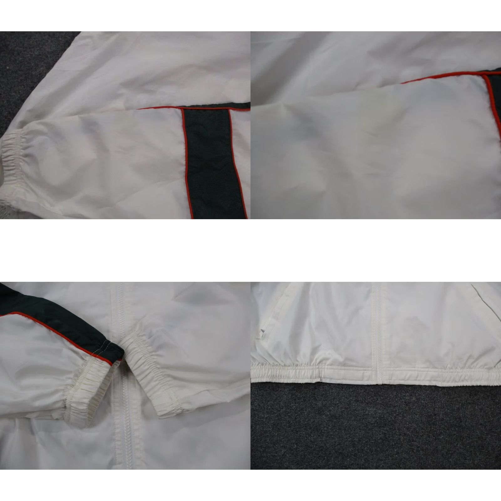 Nike VINTAGE Nike Jacket Mens L White Green Nylon Retro Sport Active Y2K Track Run Size US L / EU 52-54 / 3 - 8 Thumbnail