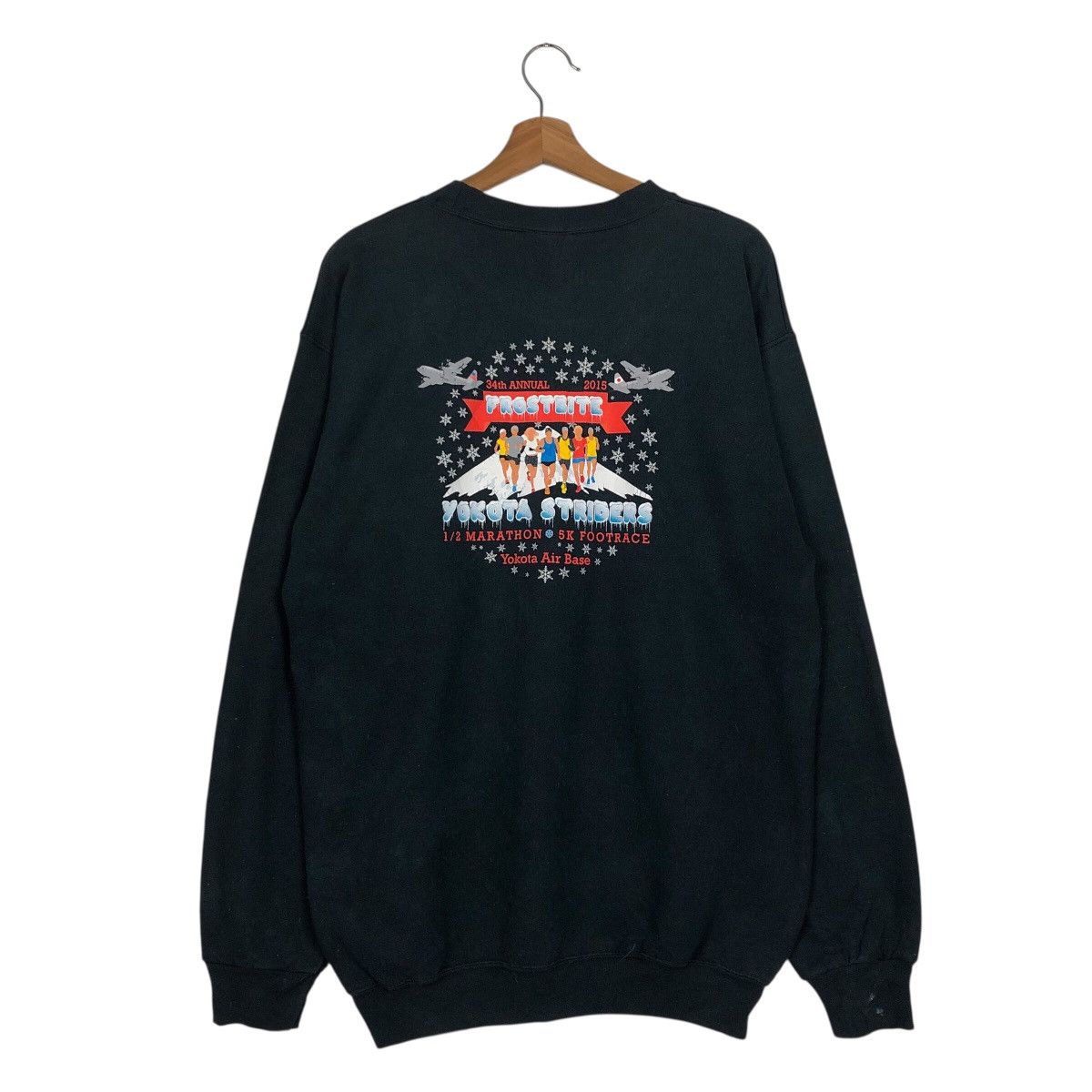 Vintage 📌Vintage Sweatshirt Yokota Striders Japan Running Club Size US M / EU 48-50 / 2 - 9 Thumbnail