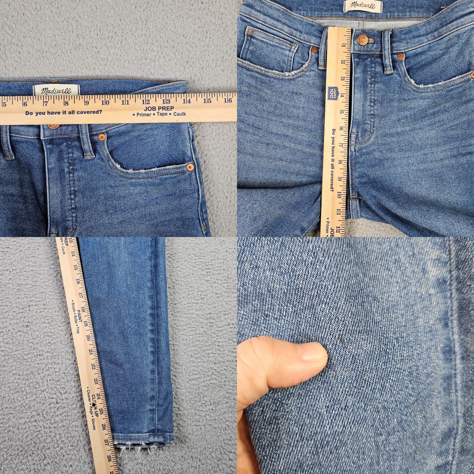 Madewell Madewell Jeans Skinny Blue 9” High-Rise Five Pockets Casual Size 28 Women Regular Multi-Color? No, Blue Size 28" / US 6 / IT 42 - 8 Thumbnail