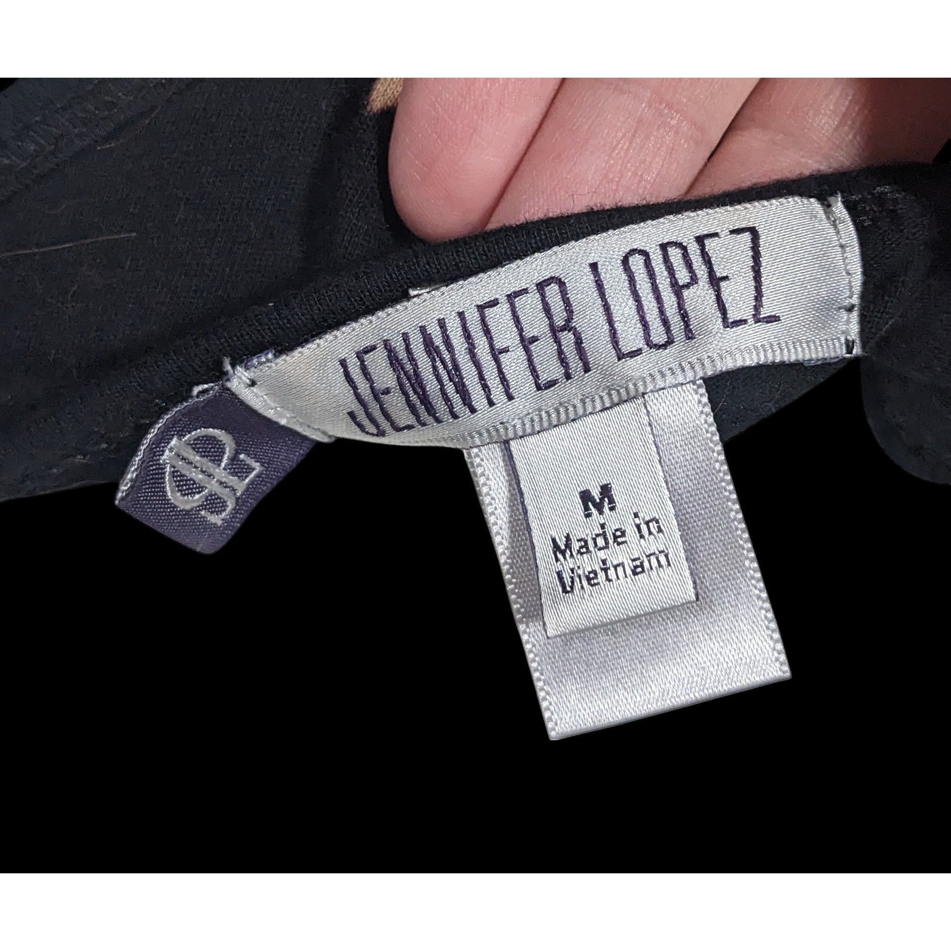 Jennifer Lopez Jennifer Lopez Black And Tan Striped Twist Back Tank Top Size M / US 6-8 / IT 42-44 - 3 Thumbnail