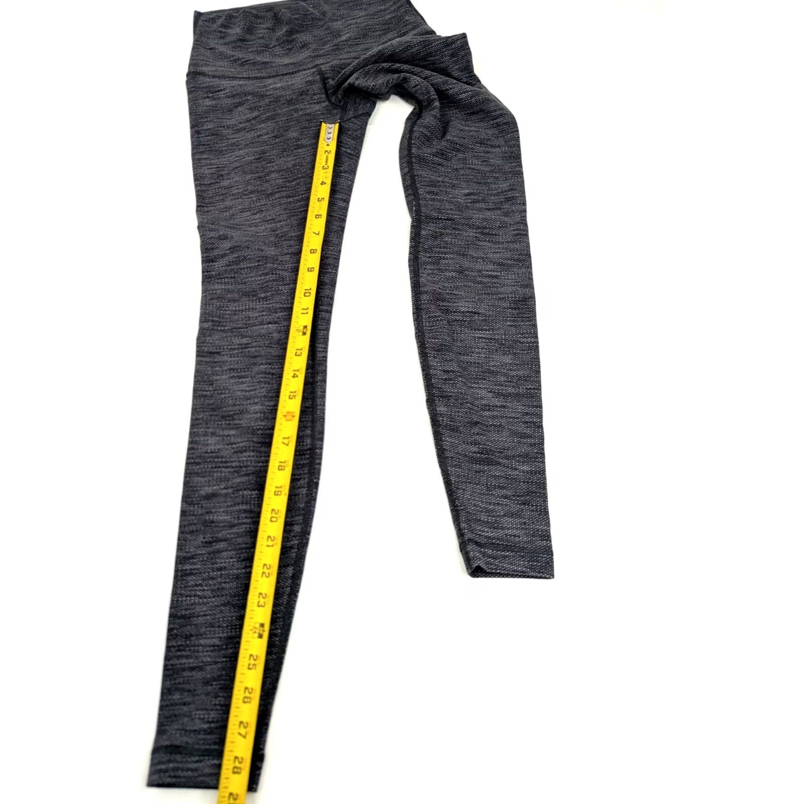 Lululemon Lululemon Wunder Train High-Rise Leggings Women 8 (25x30) Heathered Gray Cropped Athletic Yoga Leggings Womens Size 30" / US 8 / IT 44 - 4 Thumbnail