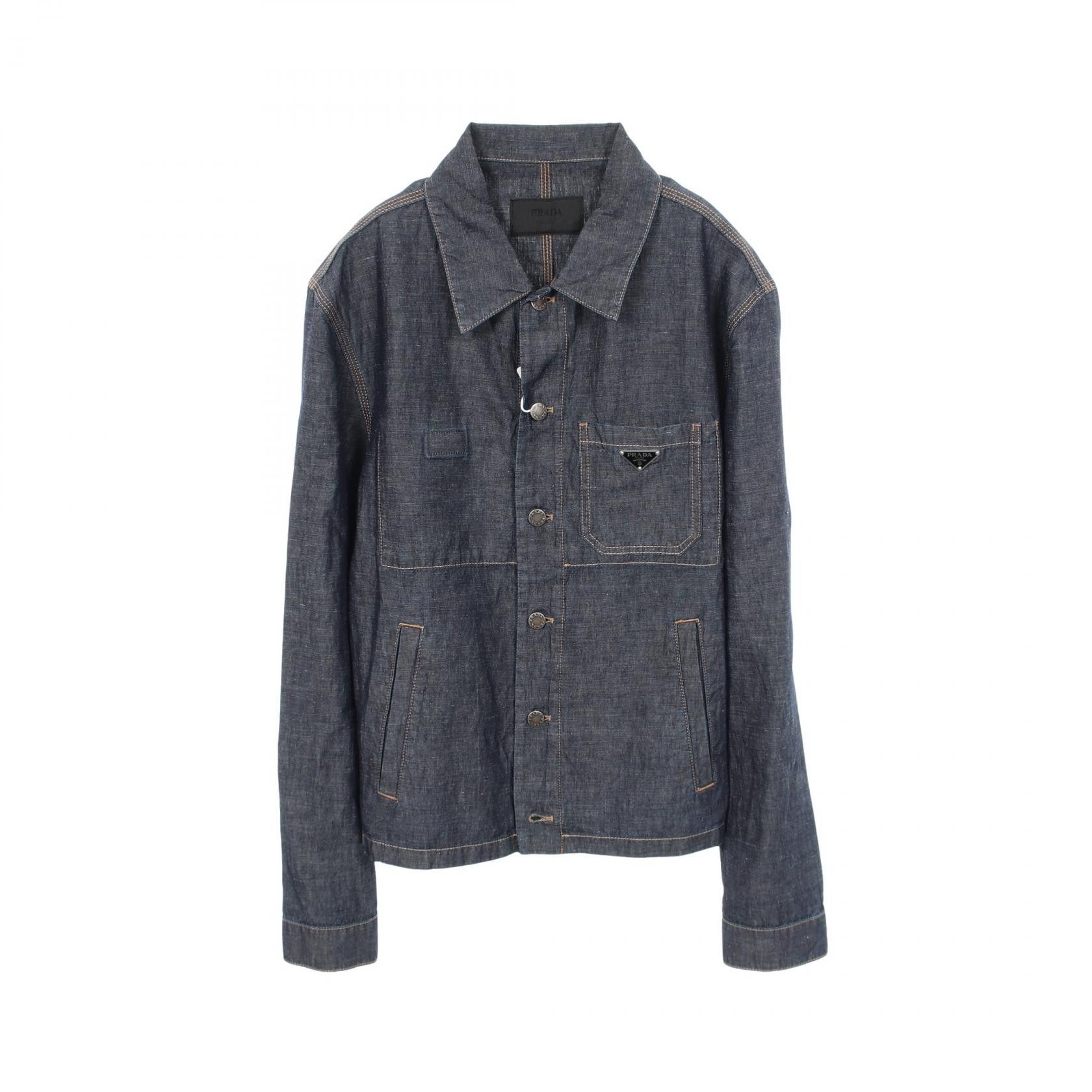 Prada Prada Prada Cotton Jacket Textile Outerwear GBE254 DUTY FREE for USA Size ONE SIZE - 1 Thumbnail