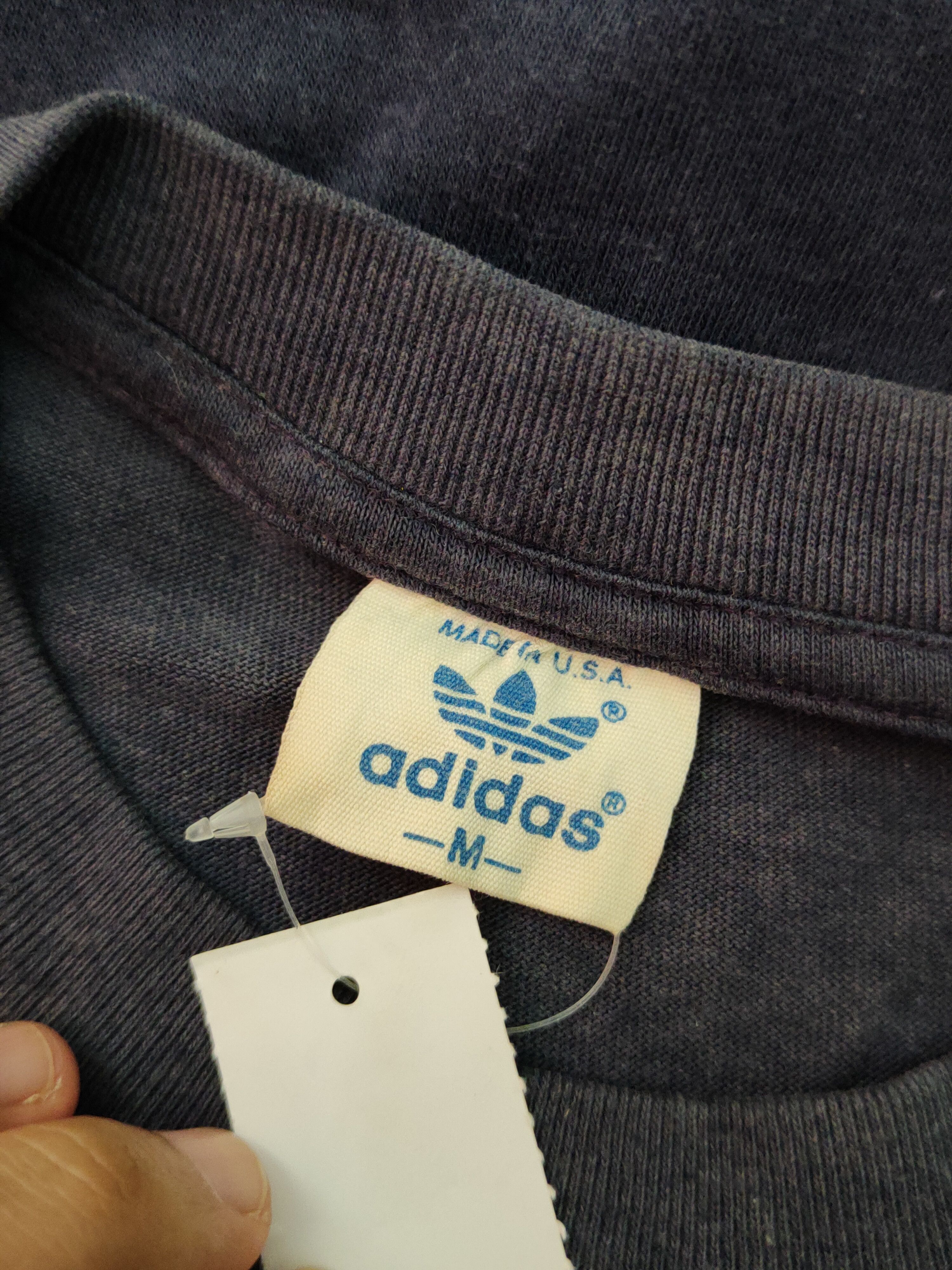 Adidas Adidas vintage made in usa Faded Long Sleeve T-Shirts #S2233 Size US M / EU 48-50 / 2 - 12 Thumbnail