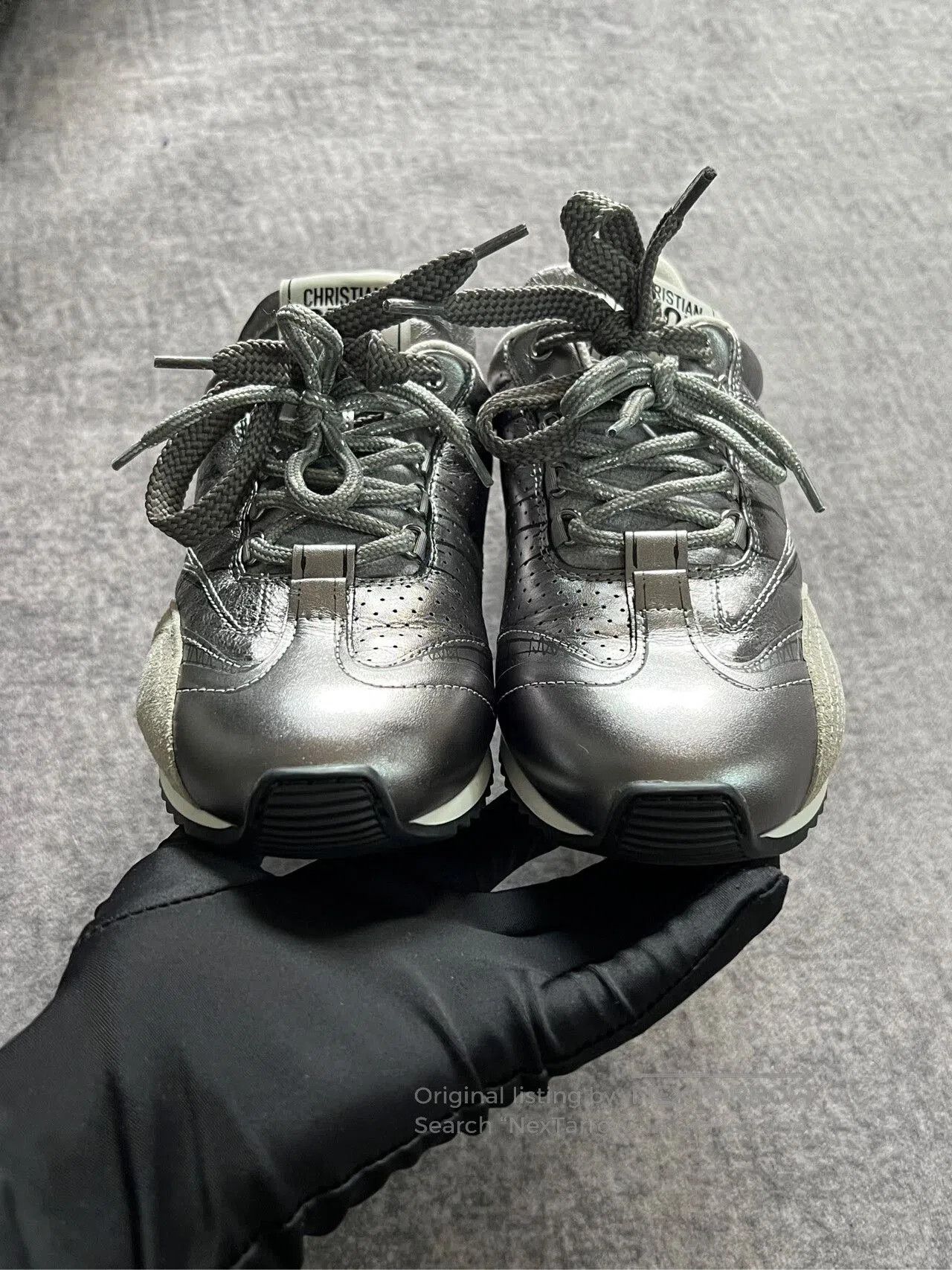 Dior Silver Dior Training Shoes. Size US 5.5 / IT 35.5 - 4 Thumbnail