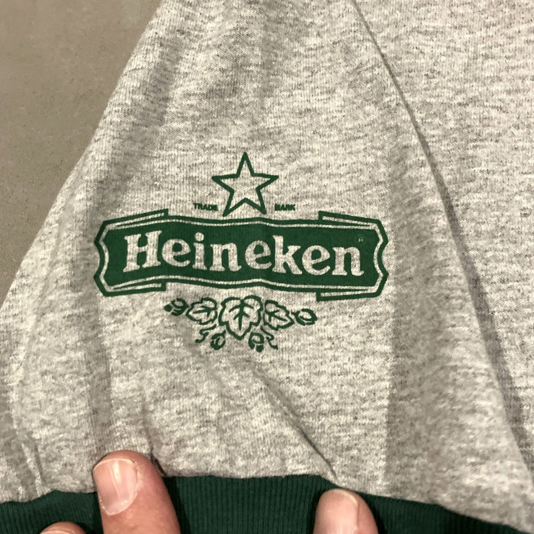 Anvil VINTAGE KROCK 92.3 Howard Stern Heineken Ringer T Shirt XL Gray Mens Shirt Size US XL / EU 56 / 4 - 3 Thumbnail