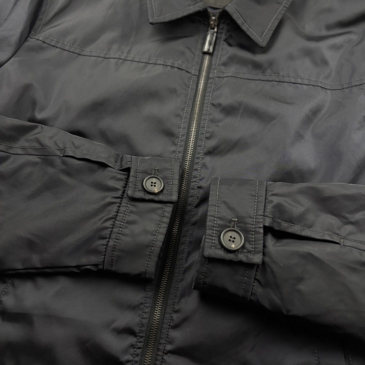 Prada Prada Mainline Zipped Blouson Jacket Size US L / EU 52-54 / 3 - 5 Thumbnail