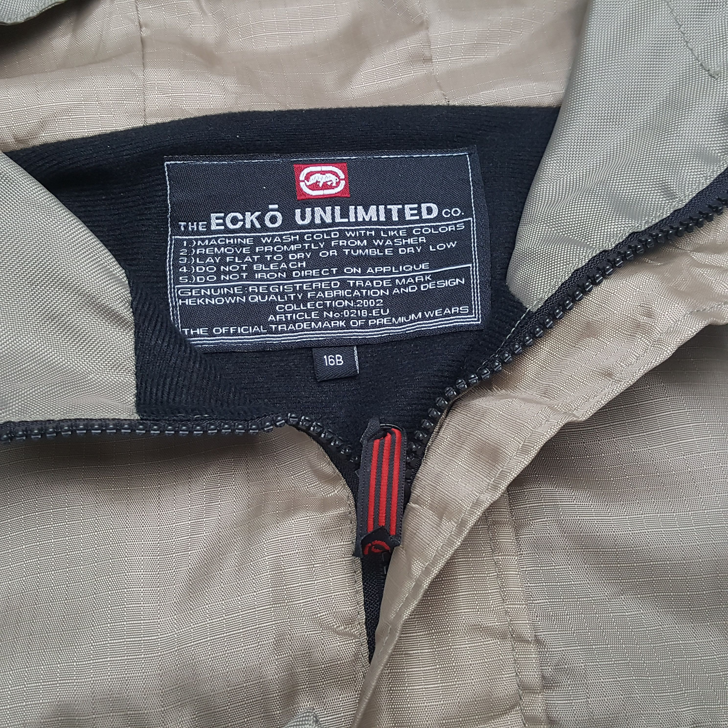 Ecko Unltd. × Vintage THE ECKO UNLIMITED Rare Design Windbreaker Jacket Size US XXL / EU 58 / 5 - 9 Thumbnail