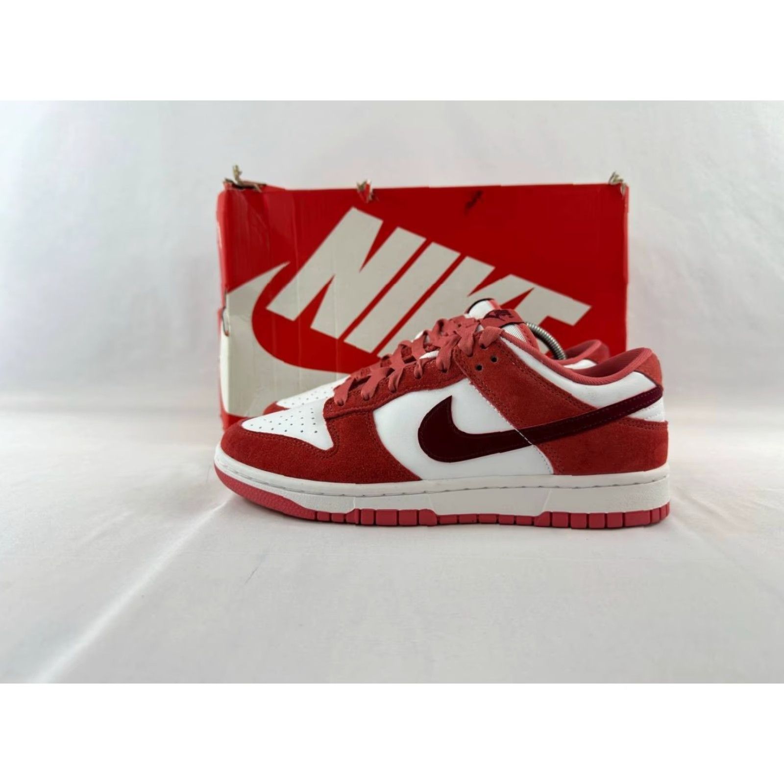 Nike Nike Dunk Low Valentine's Day 2024 Women's 7.5 Pink Suede Sneaker FQ7056-100 Size US 8 / IT 38 - 4 Thumbnail