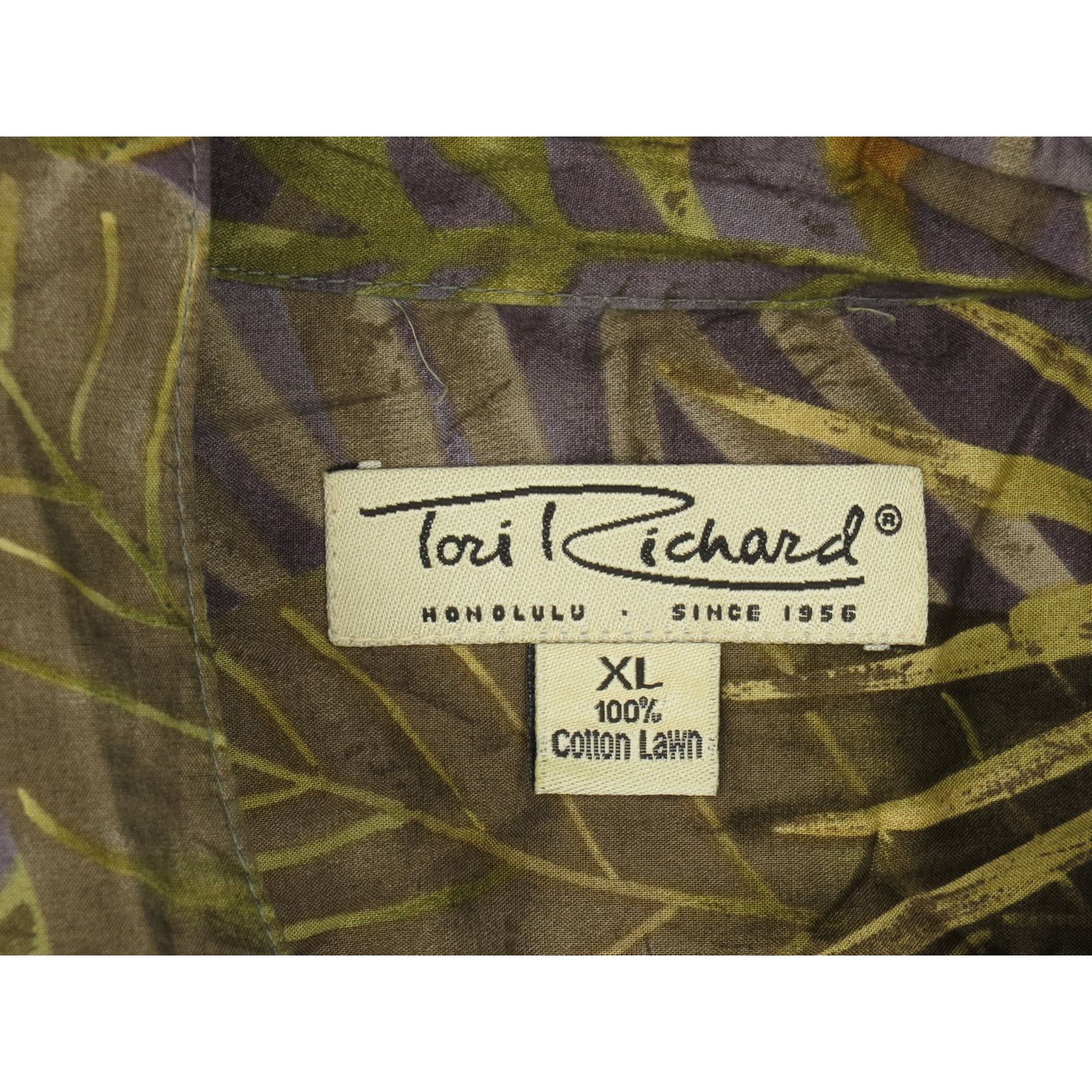 Other Tori Richard Fern Plant All Over Print Hawaiian Aloha Shirt Size US XL / EU 56 / 4 - 4 Thumbnail