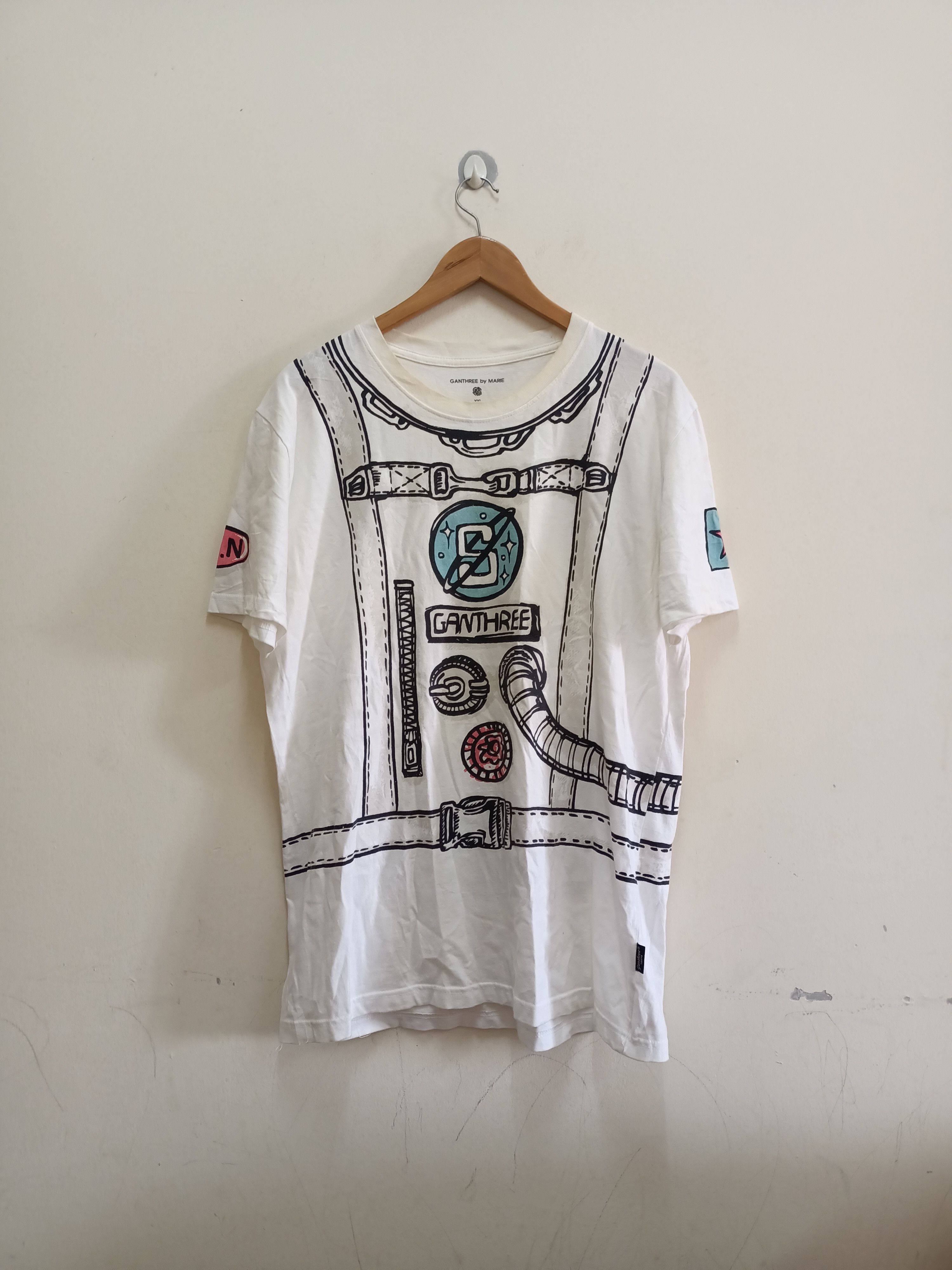 Japanese Brand Ganthree by Marie full print t-shirt Size US L / EU 52-54 / 3 - 1 Thumbnail