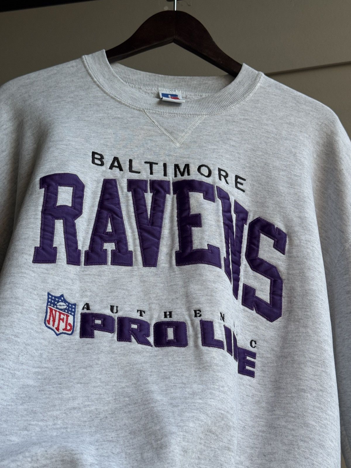 Russell Athletic Baltimore Ravens Russell Athletic Sweatshirt made in USA NFL Size US XL / EU 56 / 4 - 2 Thumbnail