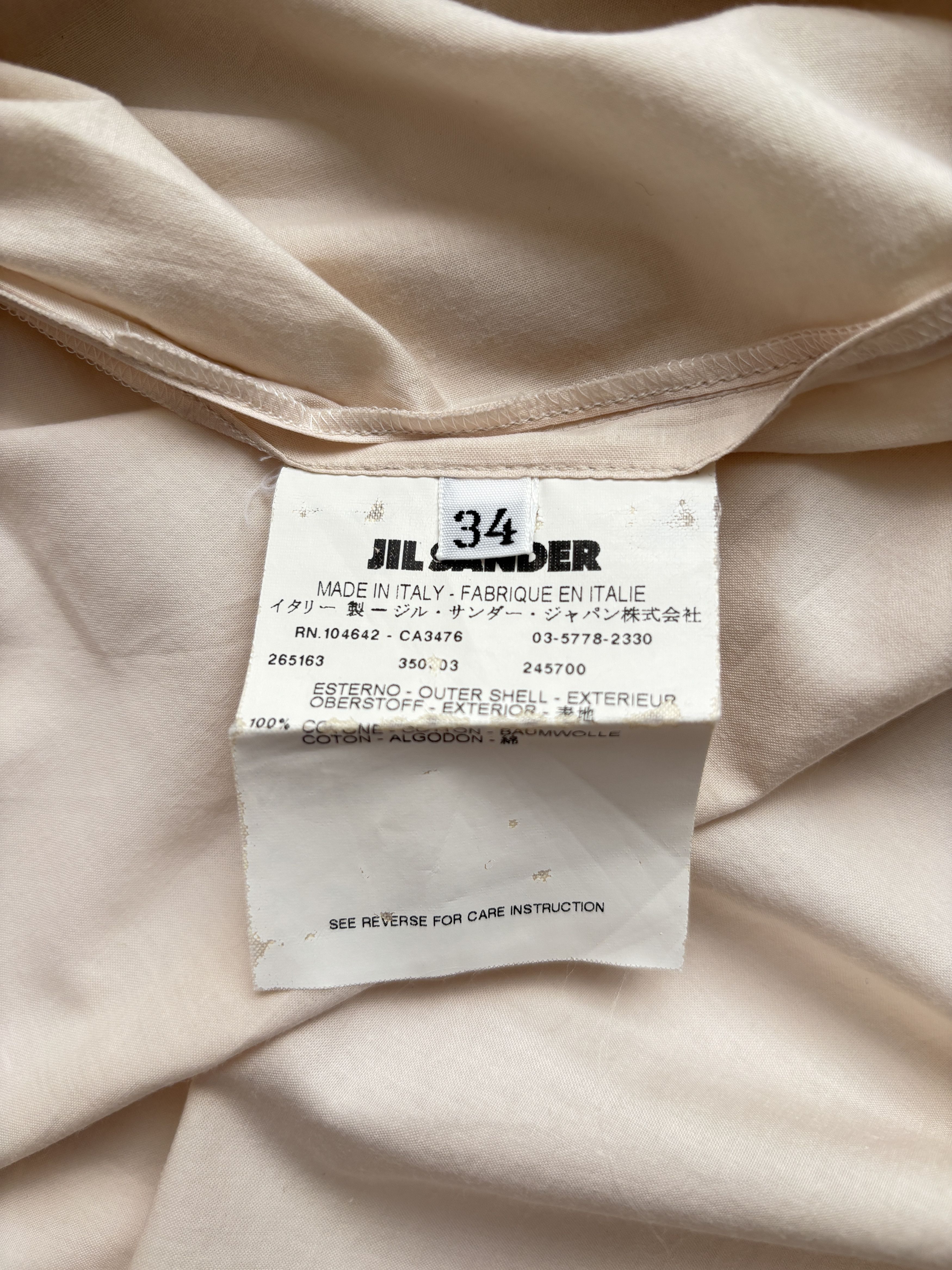 Jil Sander ⚡️QUICK SALE⚡️Jil Sander Pale Yellow Skirt with Yoke Size 27" / US 4 / IT 40 - 5 Thumbnail