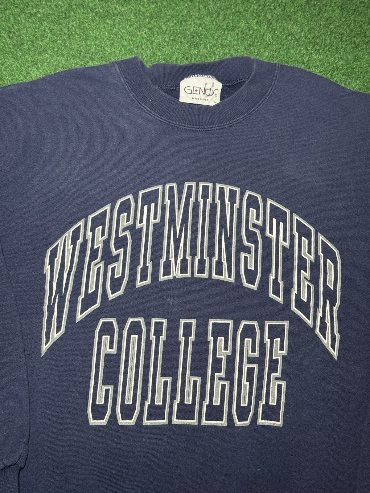 Vintage Westminster College Crewneck Lrg University 22x26 Sweatshirt Size US L / EU 52-54 / 3 - 2 Thumbnail