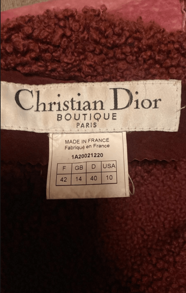 Dior Dior jacket sheepskin coat shearling leather biker Vintage Size L / US 10 / IT 46 - 7 Thumbnail