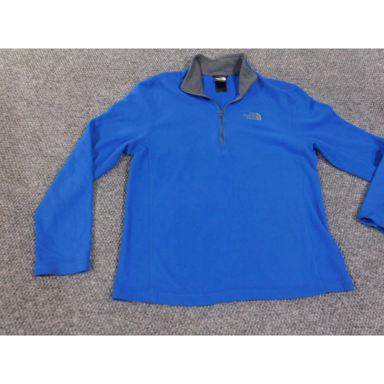The North Face The North Face Sweatshirt Mens Pullover 1/4 Zip Blue M Fleece Outdoors Logo Regular Outdoors Golf Theme Mens Size US M / EU 48-50 / 2 - 3 Thumbnail