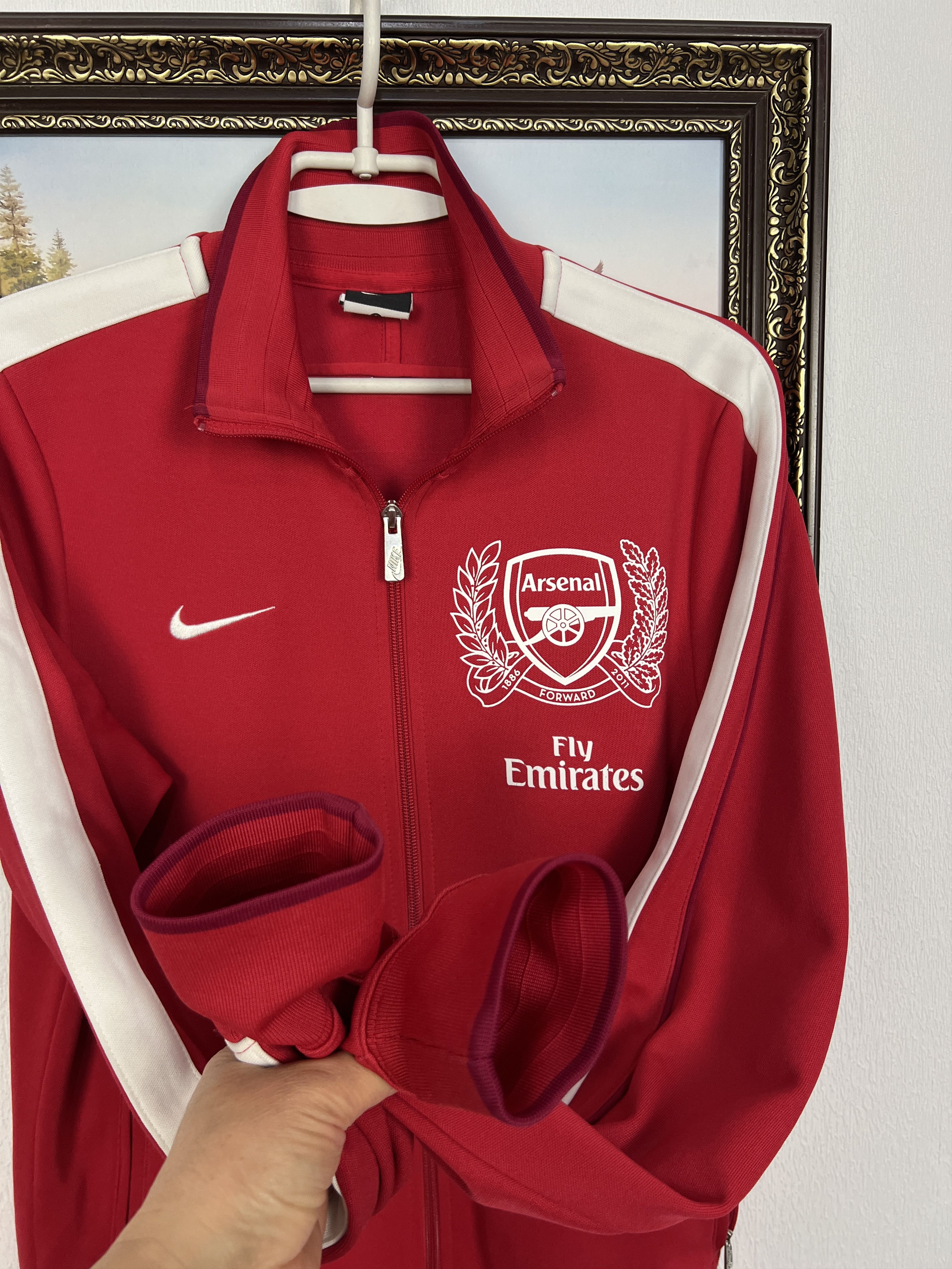 Nike Arsenal Football Jacket Soccer Track Top Rare Gunners Hype Size US S / EU 44-46 / 1 - 6 Thumbnail